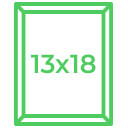 13cm X 18cm