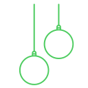 Globuri sublimare - Green Print