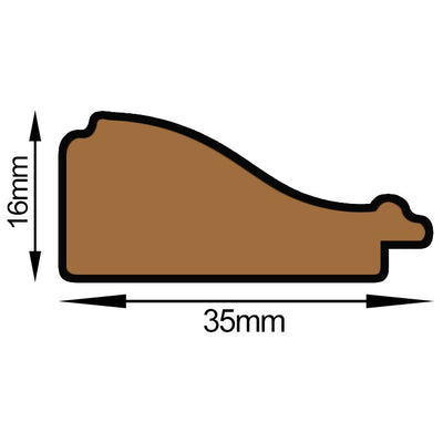 Rama foto Malaga crem+argintiu 13x18