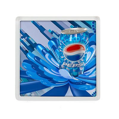 Magnet plastic insertie foto 6,5x6,5 - set 50 buc MG66 - Green Print