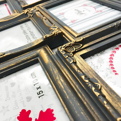 Rama foto colaj Wenge 6 poze PJ1706 - Green Print