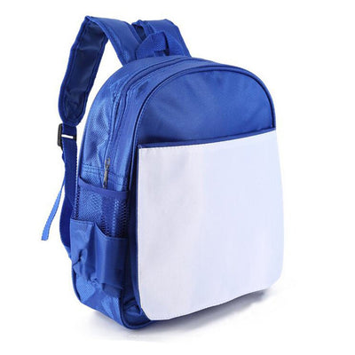 Ghiozdan copii sublimabil albastru R15 - Green Print