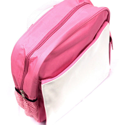 Ghiozdan copii sublimabil roz R13 - Green Print