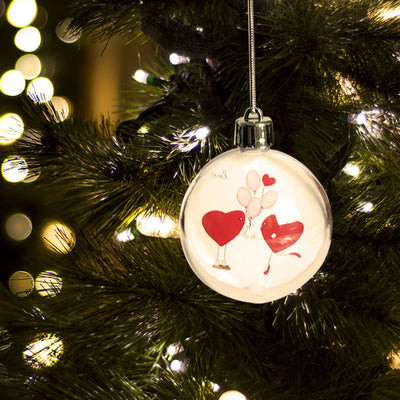 Glob foto rotund pentru brad