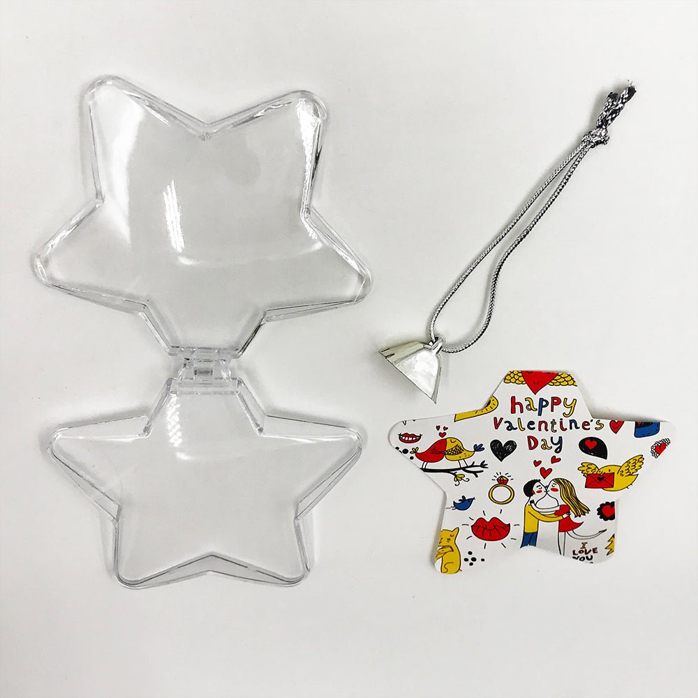 Glob insertie foto stea pentru brad GL620 - Green Print