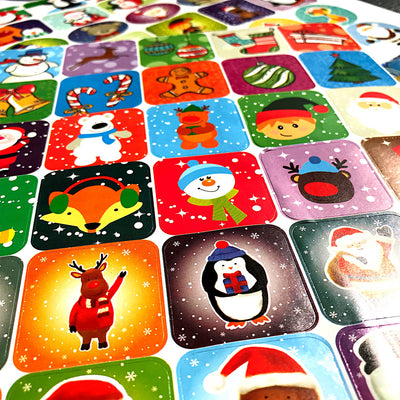 Pachet stickere Craciun3 - set 100 buc