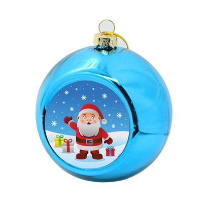 Glob sublimabil albastru pentru brad Ø 4cm GLS415 - Green Print