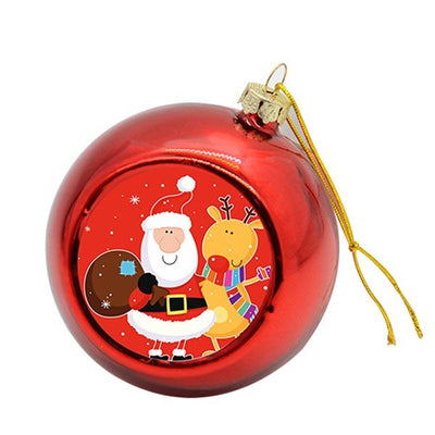 Glob sublimabil rosu pentru brad Ø 6cm GLS612 - Green Print