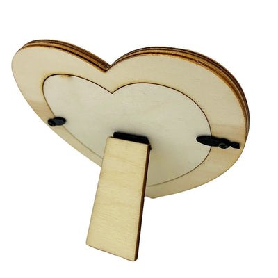 Rama foto lemn inima WD10 - Green Print