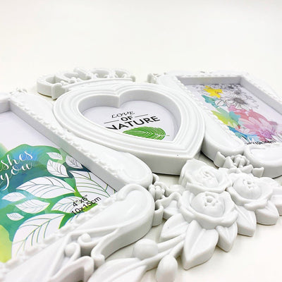 Rama foto colaj KING 3 poze XF35 - Green Print