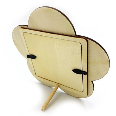 Rama foto lemn floare WD77 - Green Print