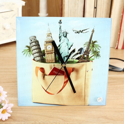 Ceas sticla sublimare 20x20