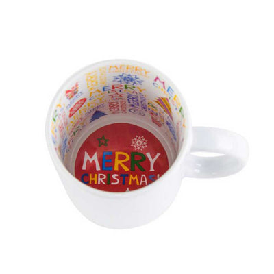 Cana sublimare cu interior Merry Christmas