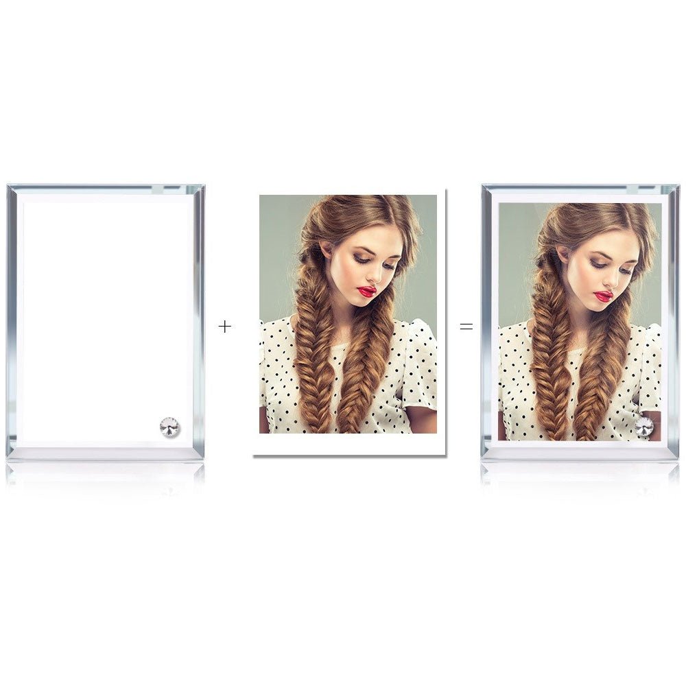 Tablou sticla sublimare 23x18 BL06 - Green Print