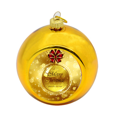 Glob sublimabil auriu pentru brad Ø 4cm