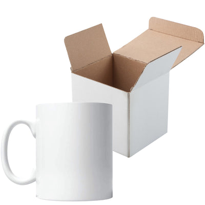 Cana ceramica sublimabila mata + cutie individuala