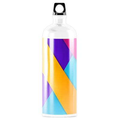 Bidon sport alb 750ml sublimabil SI7-01 - Green Print