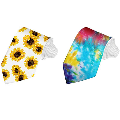 Cravata sublimabila EU-LD01 - Green Print