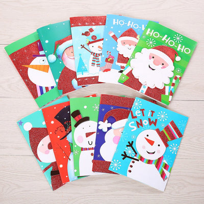 Felicitare muzicala Craciun - Model 2 XCC-125-02 - Green Print