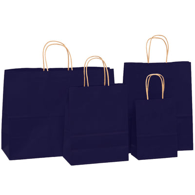 Sacosa kraft albastru inchis 41x32