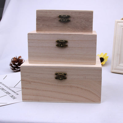 Cutie lemn dreptunghiulara MAXI 15x7x10 cm