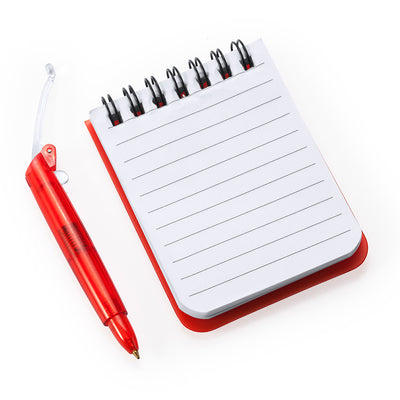 Mini carnetel cu pix 9x7cm