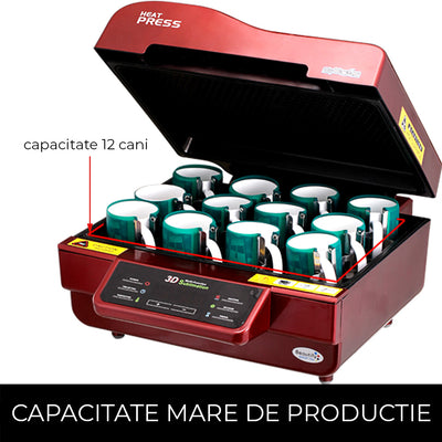 Presa termica 3D Vacuum