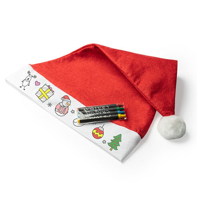 Caciula de Mos Craciun pentru colorat XM1309S260 - Green Print