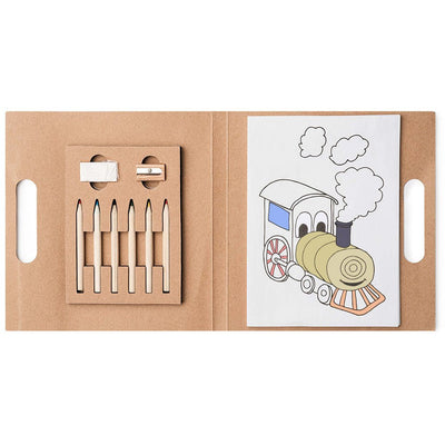 Set promotional de colorat - geanta HW8069S229 - Green Print