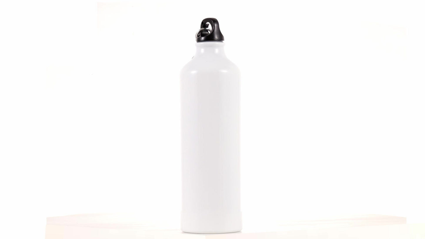 White 750ml Sublimation Sports Bottle