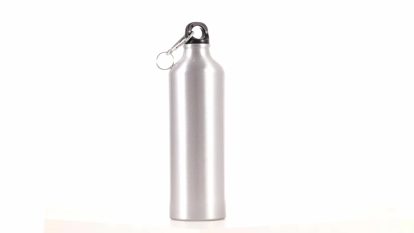 Bidon sport argintiu 750ml sublimabil