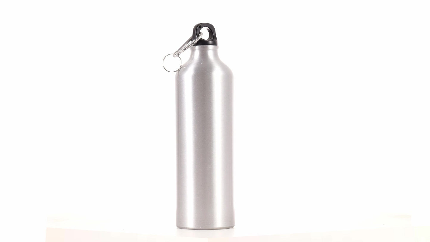 Bidon sport argintiu 750ml sublimabil