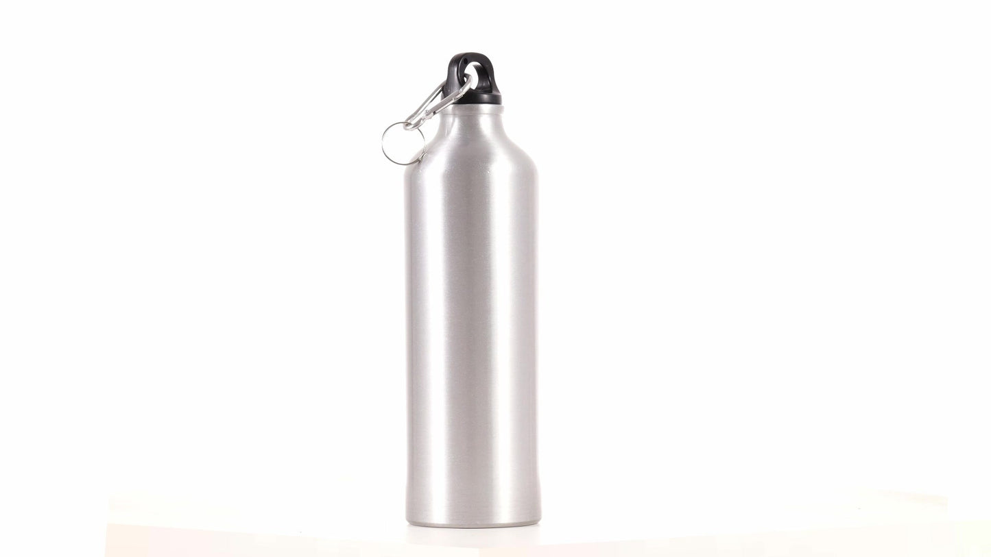 Bidon sport argintiu 750ml sublimabil