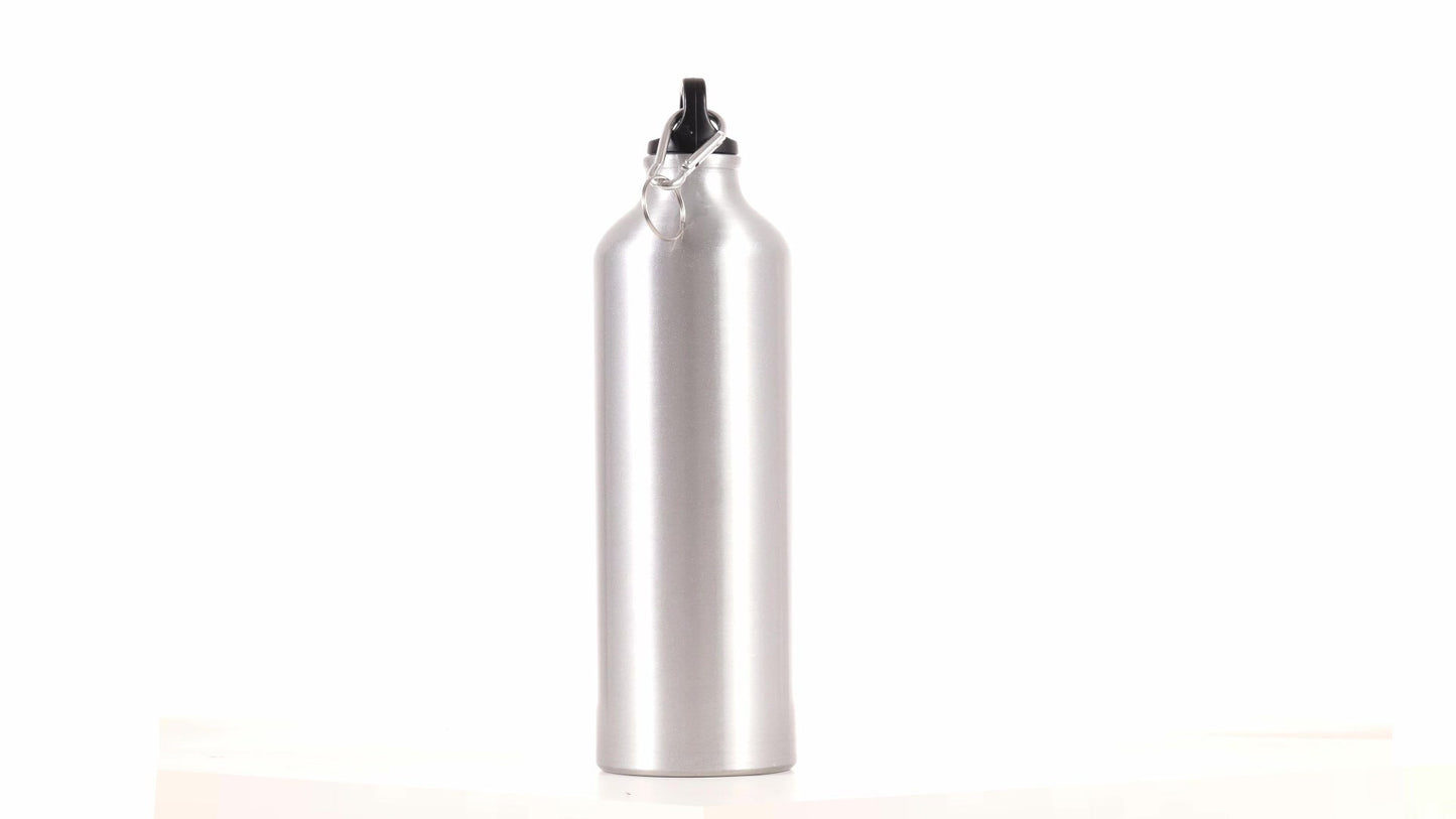 Bidon sport argintiu 750ml sublimabil