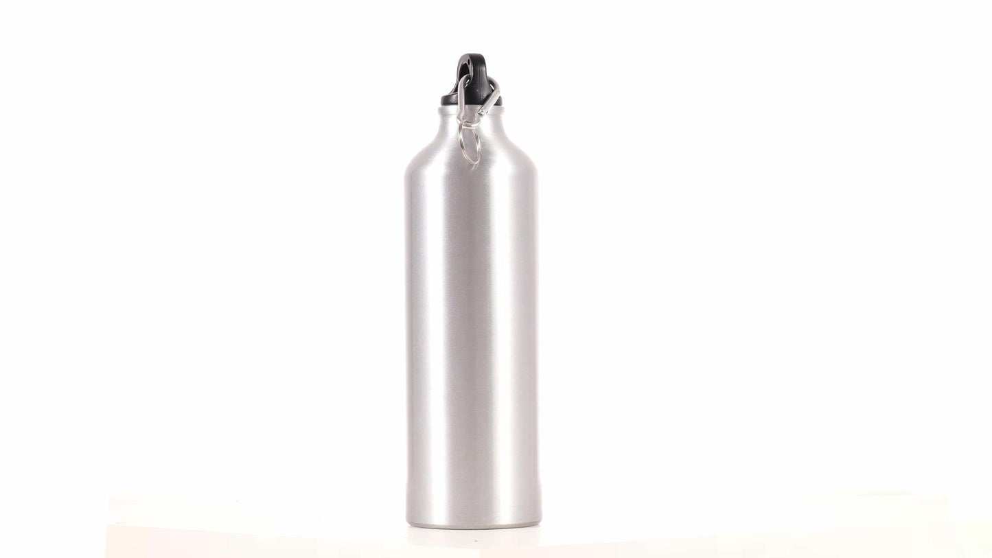 Bidon sport argintiu 750ml sublimabil