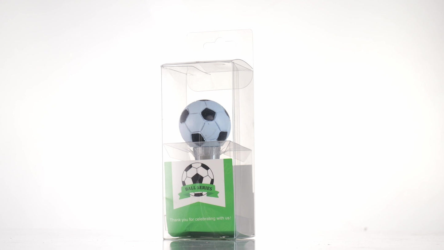 Dop de sticla decorativ FOTBAL