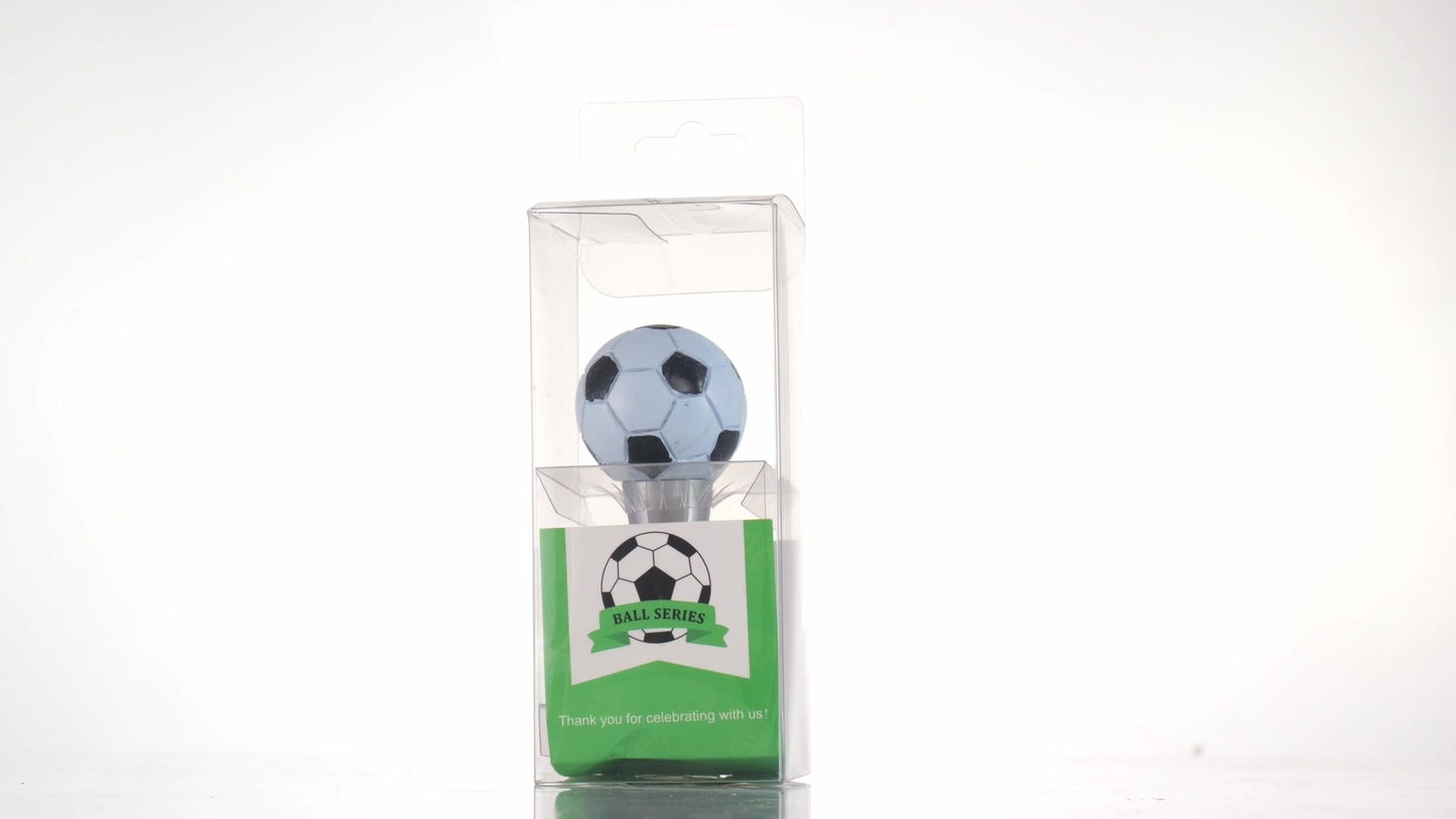 Dop de sticla decorativ FOTBAL
