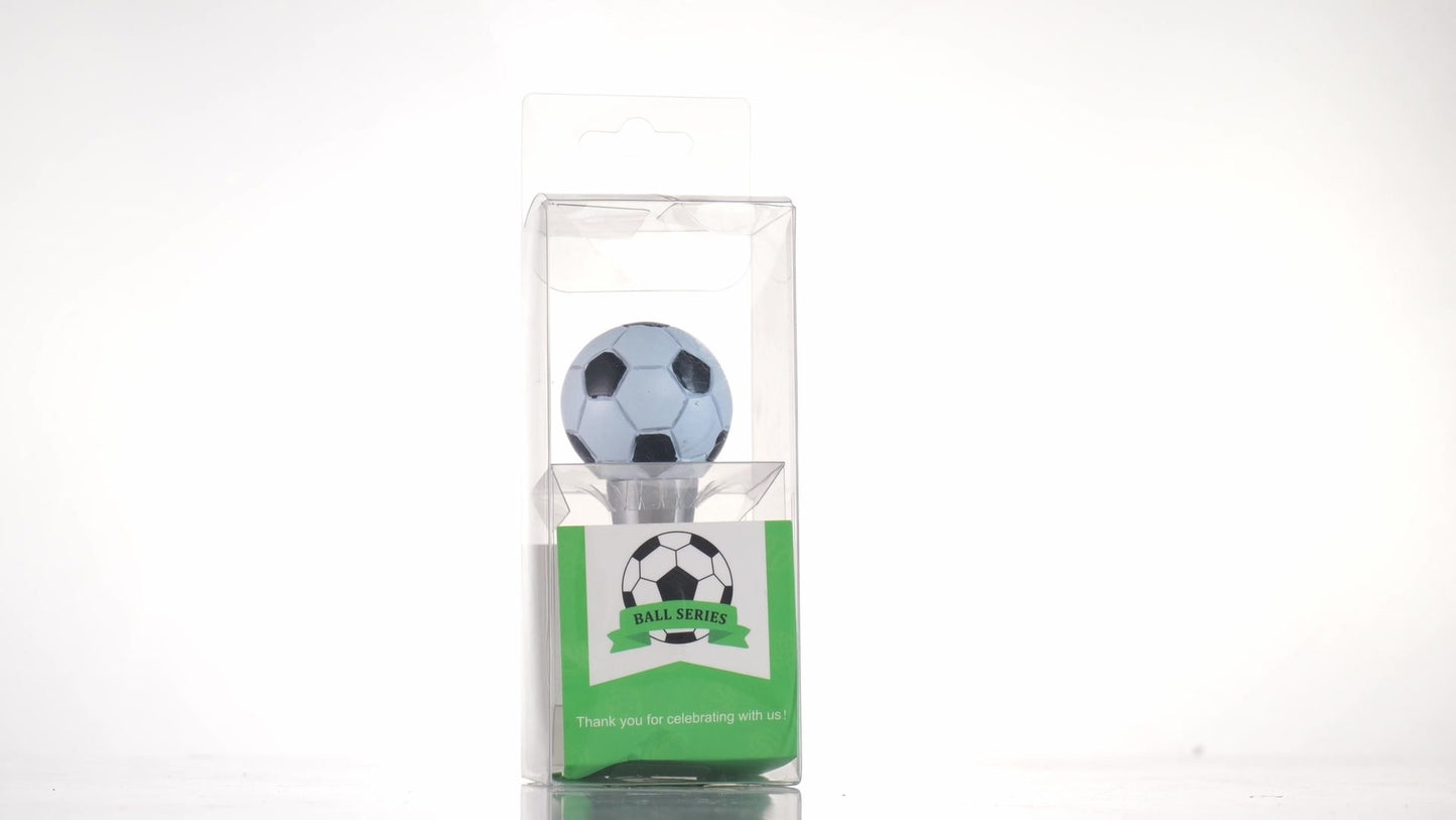 Dop de sticla decorativ FOTBAL