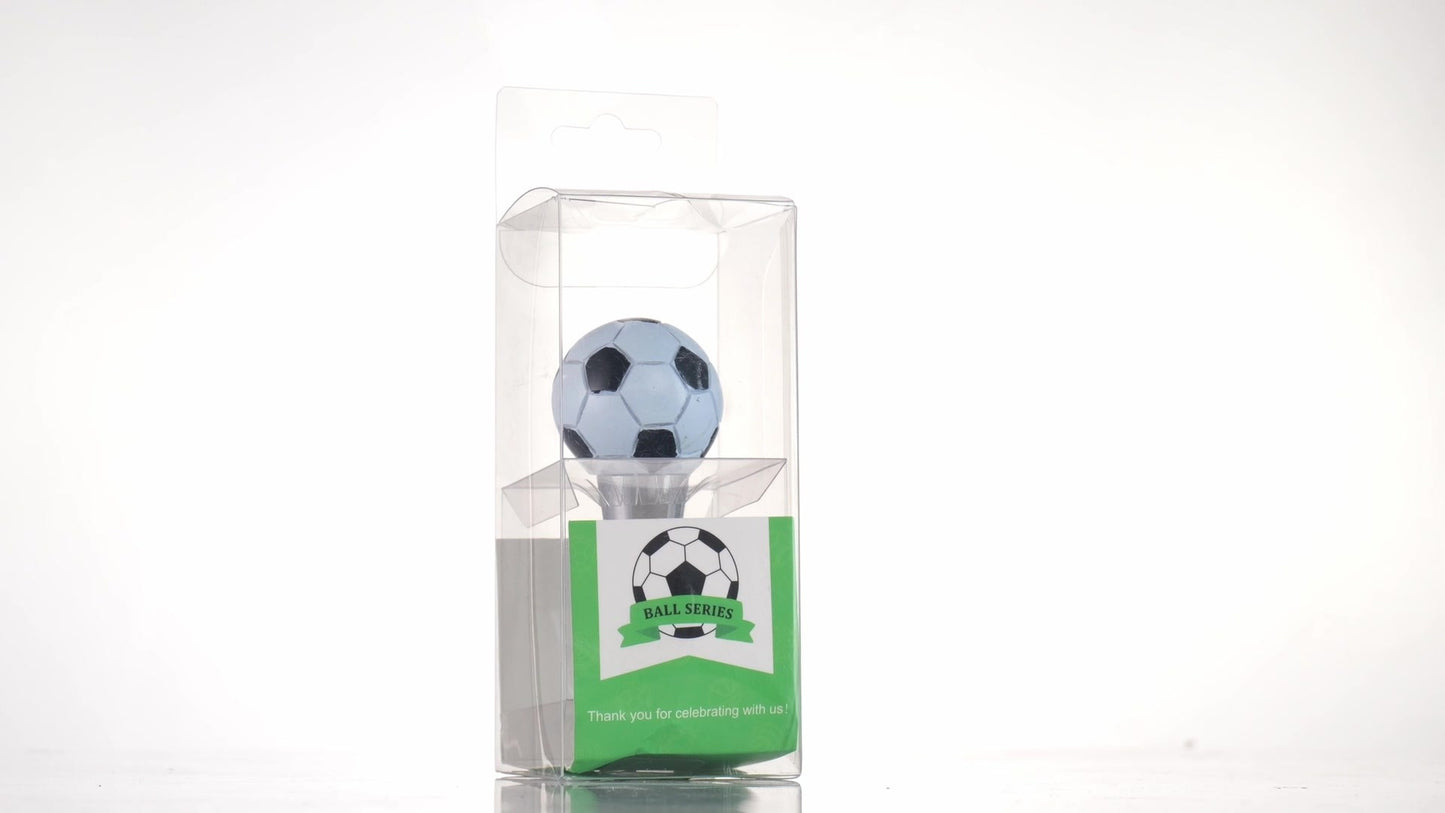 Dop de sticla decorativ FOTBAL