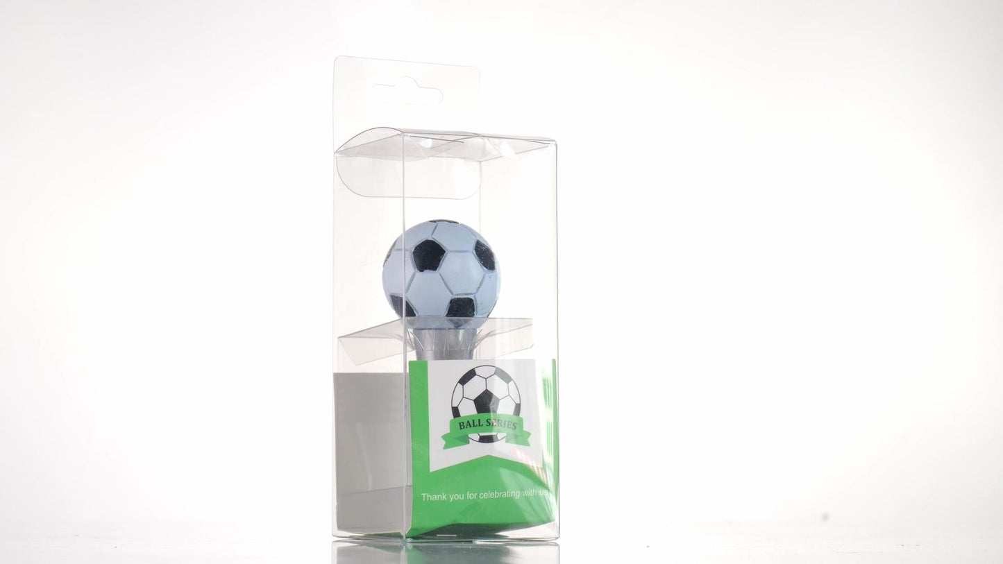 Dop de sticla decorativ FOTBAL
