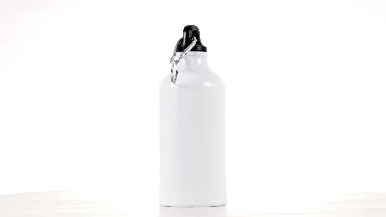 Bidon sport alb 500ml sublimabil