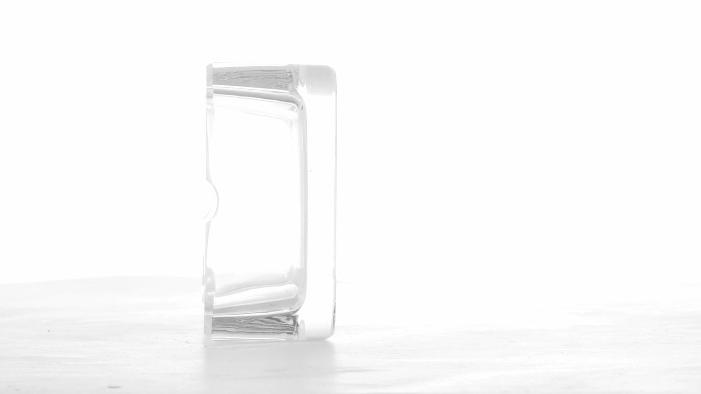 Sublimation square glass ashtray