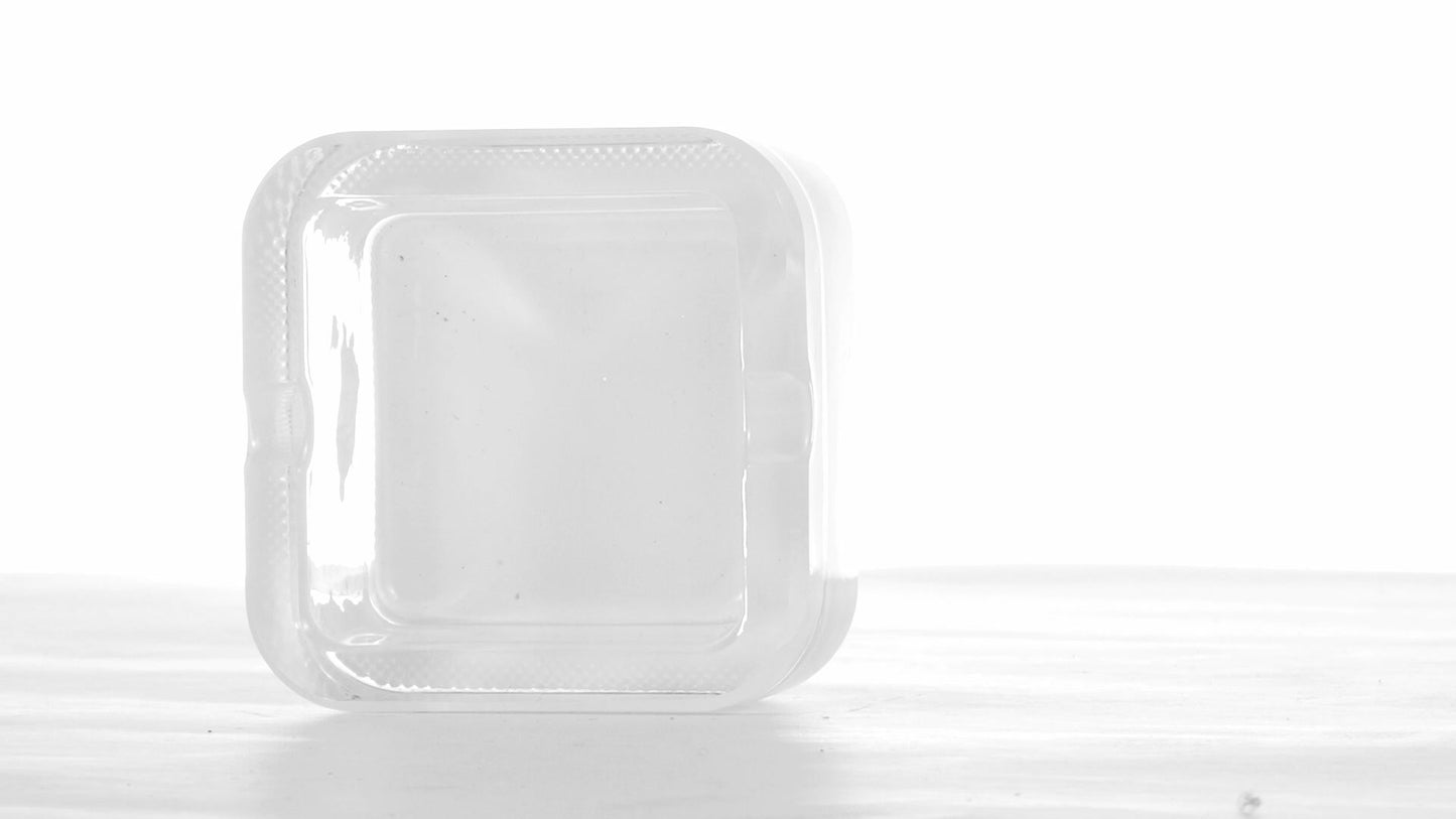 Sublimation square glass ashtray