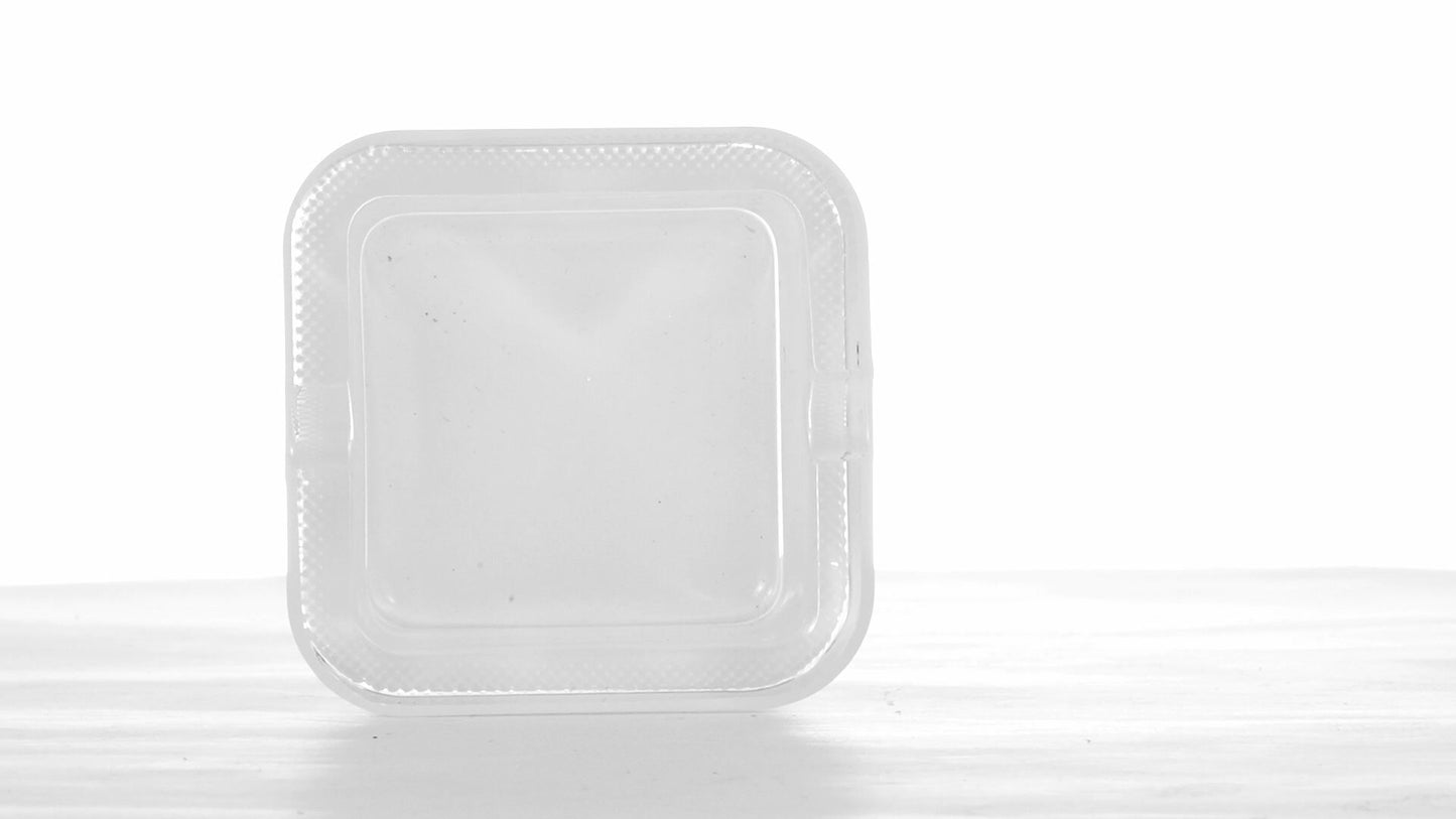 Sublimation square glass ashtray