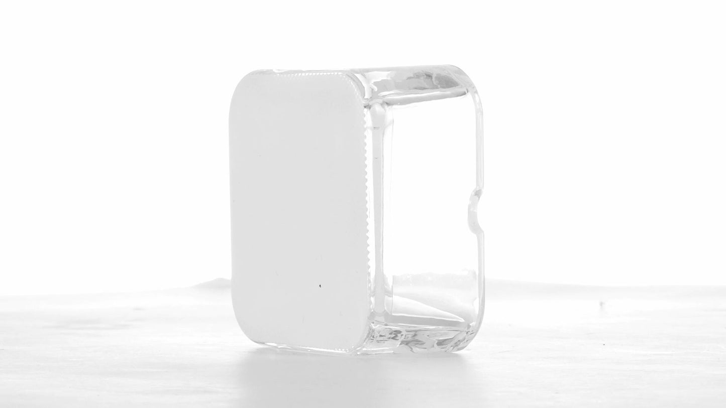 Sublimation square glass ashtray