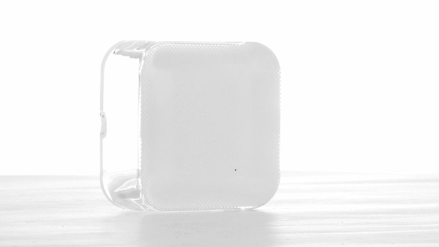 Sublimation square glass ashtray