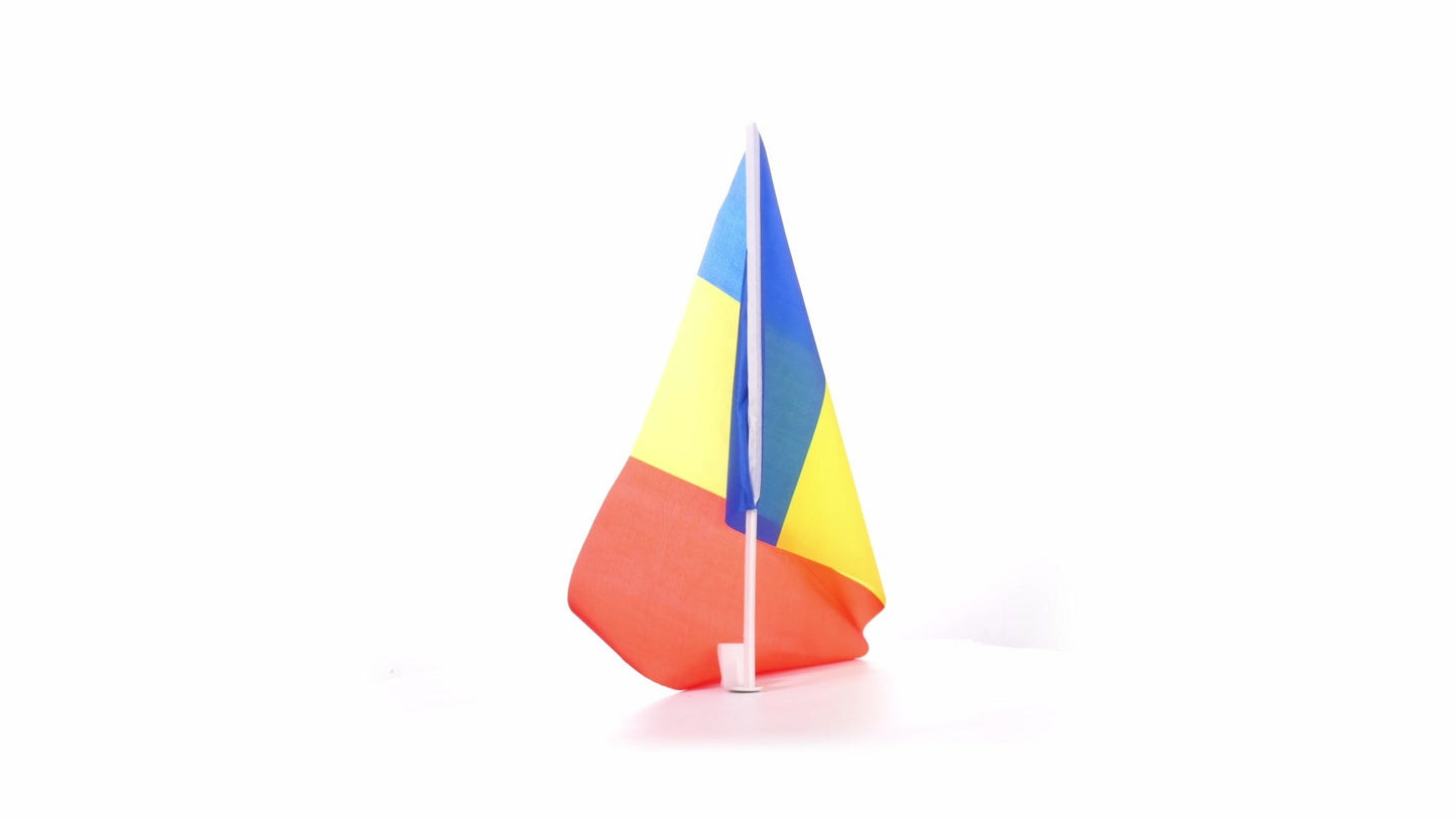 Steag AUTO de masina tricolor ROMANIA