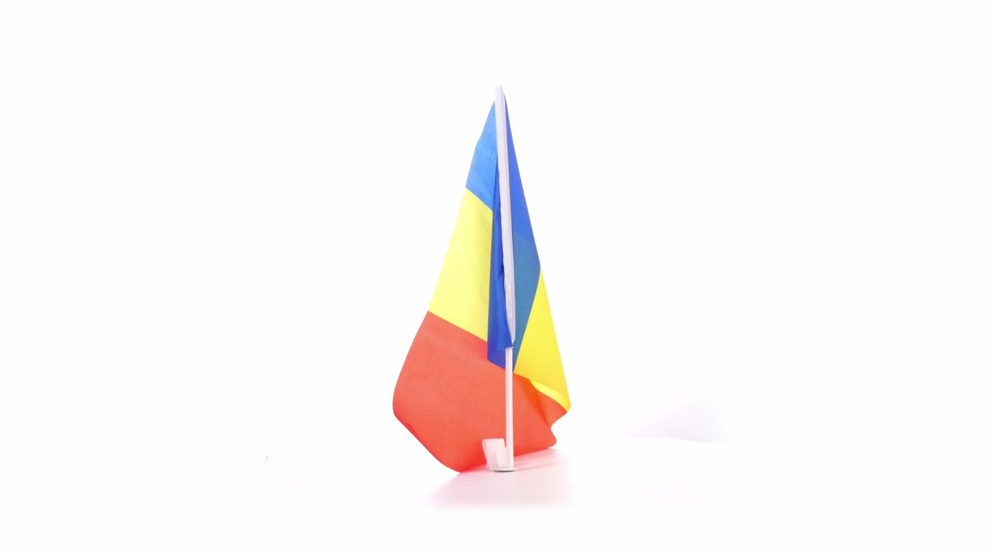 Steag AUTO de masina tricolor ROMANIA