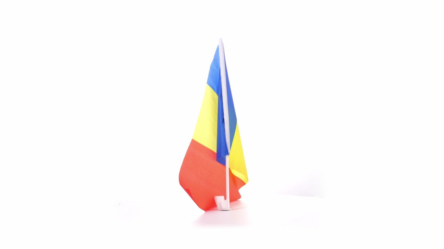 Steag AUTO de masina tricolor ROMANIA