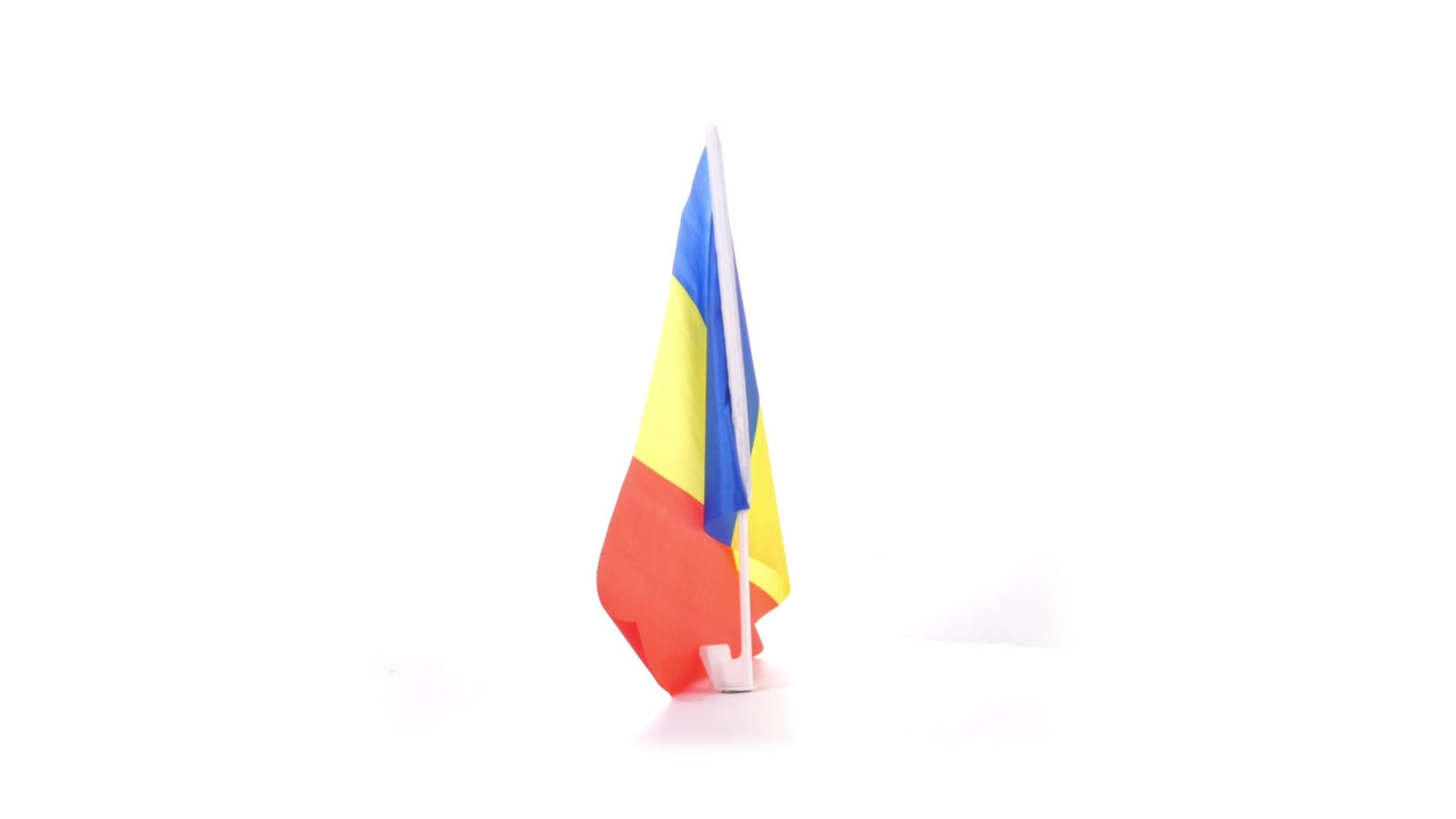 Steag AUTO de masina tricolor ROMANIA